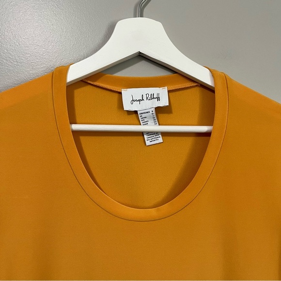 Joseph Ribkoff Rounded Hem Tunic Tee Style 183220 Golden Sun - Picture 6 of 11